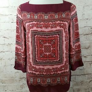 Adrianna Papell 3/4 length sleeves top